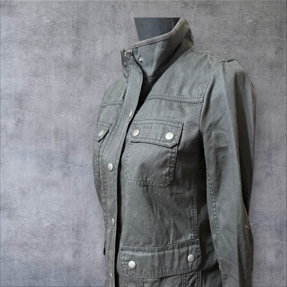 J. Crew Black Field Jacket, - Picture 3 of 5